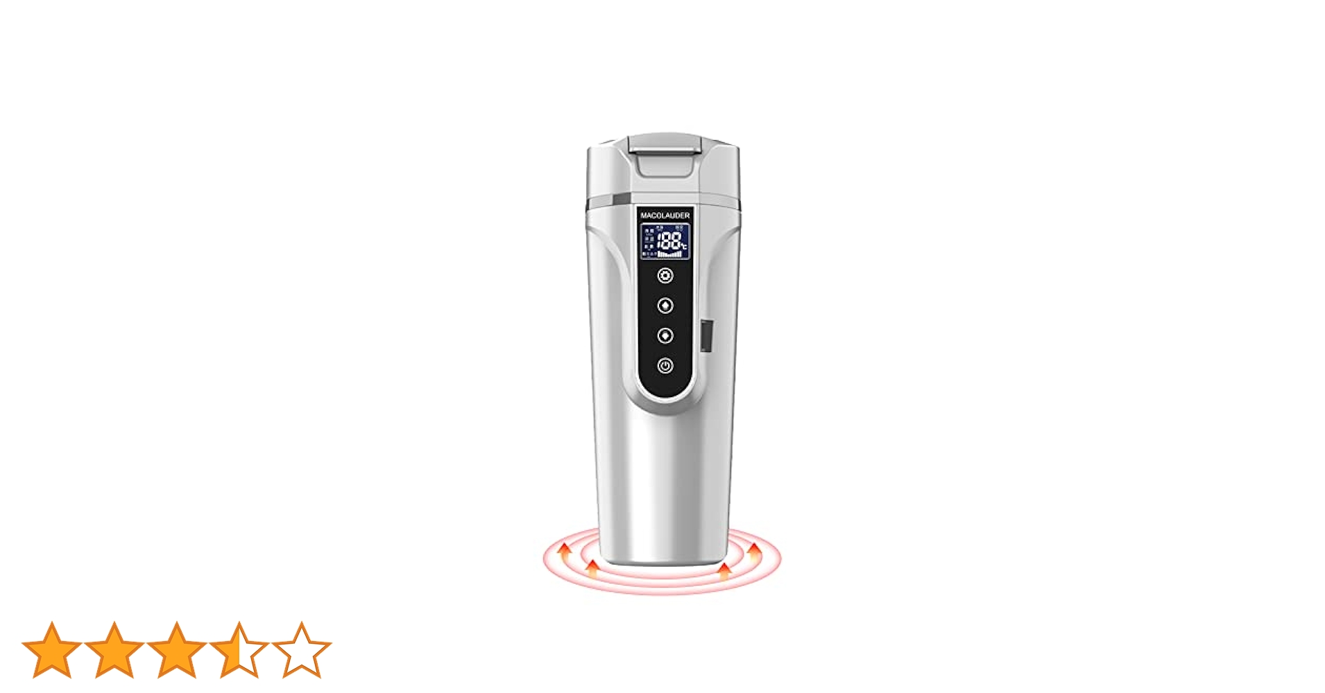【電気ケトル】USB充電 加熱 保温 LCDディスプレイ[新品、未使用] Amazon | 電気ケトル ポータブル USB充電 小型 400ml 電気ポット